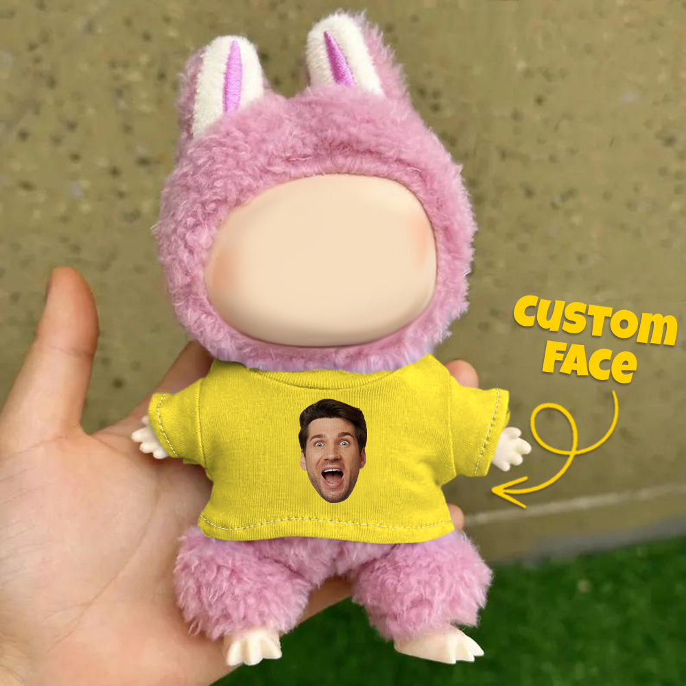 Personalized Hoodie For Labu Custom Photo 17cm Labu Doll Hoodies Fits Gen 1/2/3 (Doll Not Included)