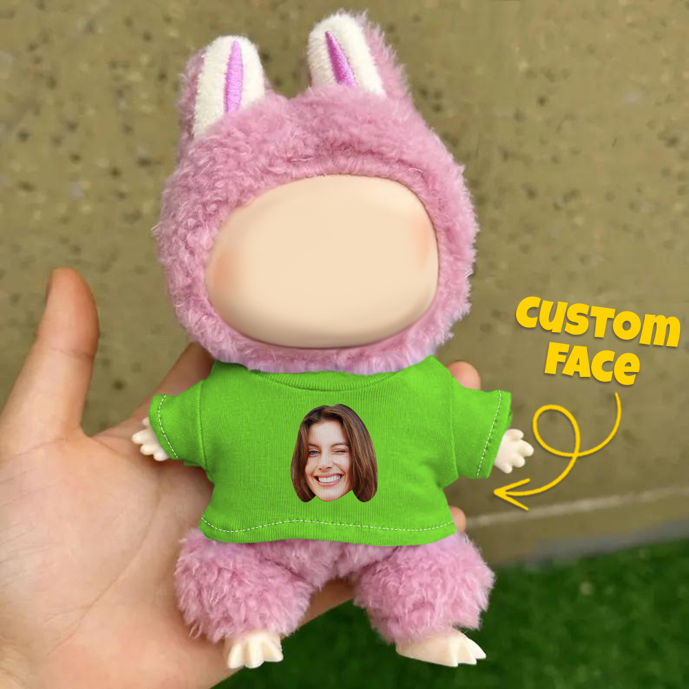 Personalized Hoodie For Labu Custom Photo 17cm Labu Doll Hoodies Fits Gen 1/2/3 (Doll Not Included)