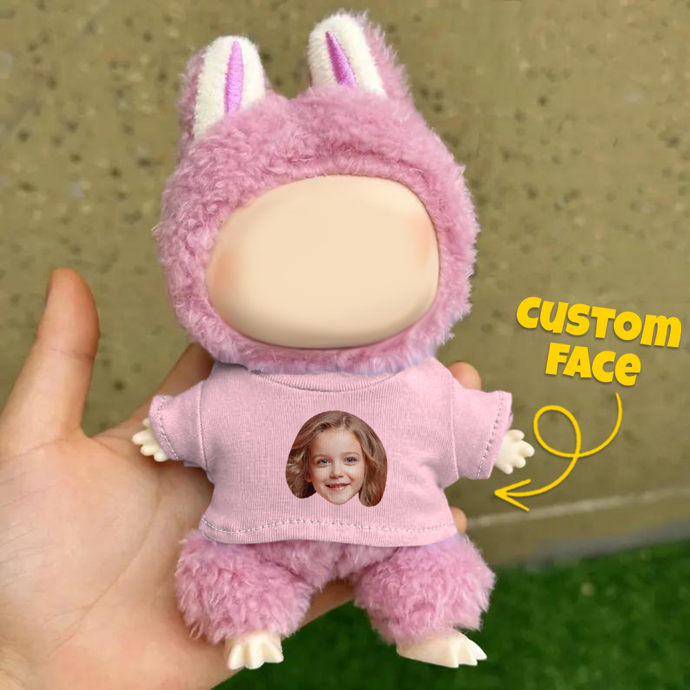 Personalized Hoodie For Labu Custom Photo 17cm Labu Doll Hoodies Fits Gen 1/2/3 (Doll Not Included)