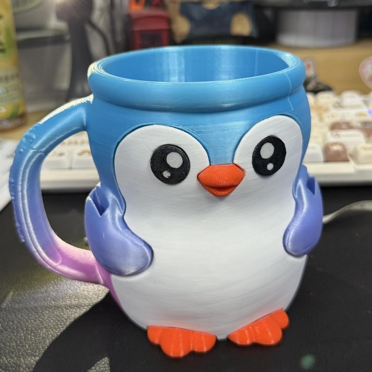 Cute Animal Style Ice Cream Pint Holder with Handle and Spoon Reusable Antifreeze Cooler Sleeve for Ice Cream, Drinks, and Desserts Funny Gifts for Ice Cream Lovers Christmas Gifts - MyPhotoSocks