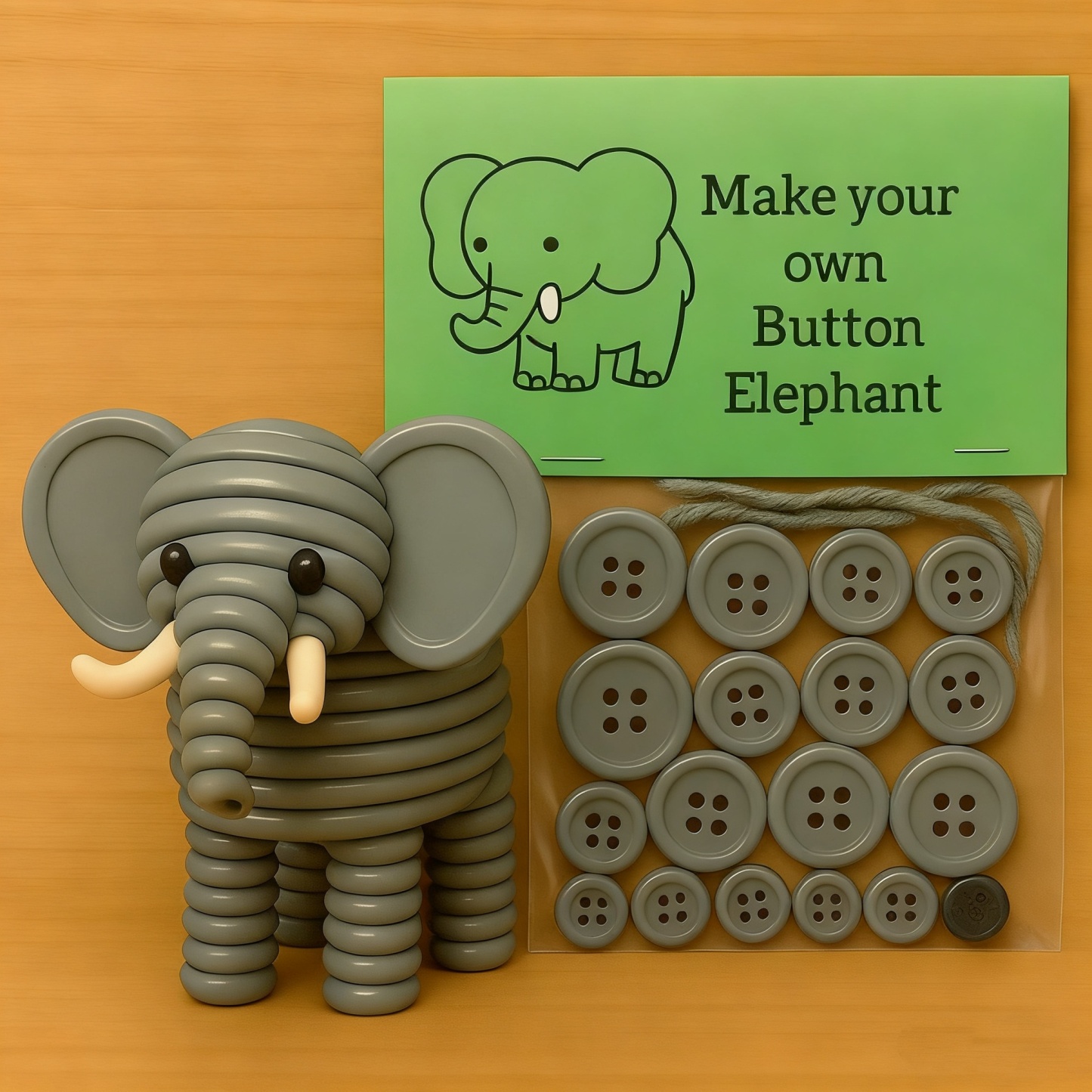 DIY Button Snowman Ornament Kit Chirstmas Gifts - MyPhotoSocks