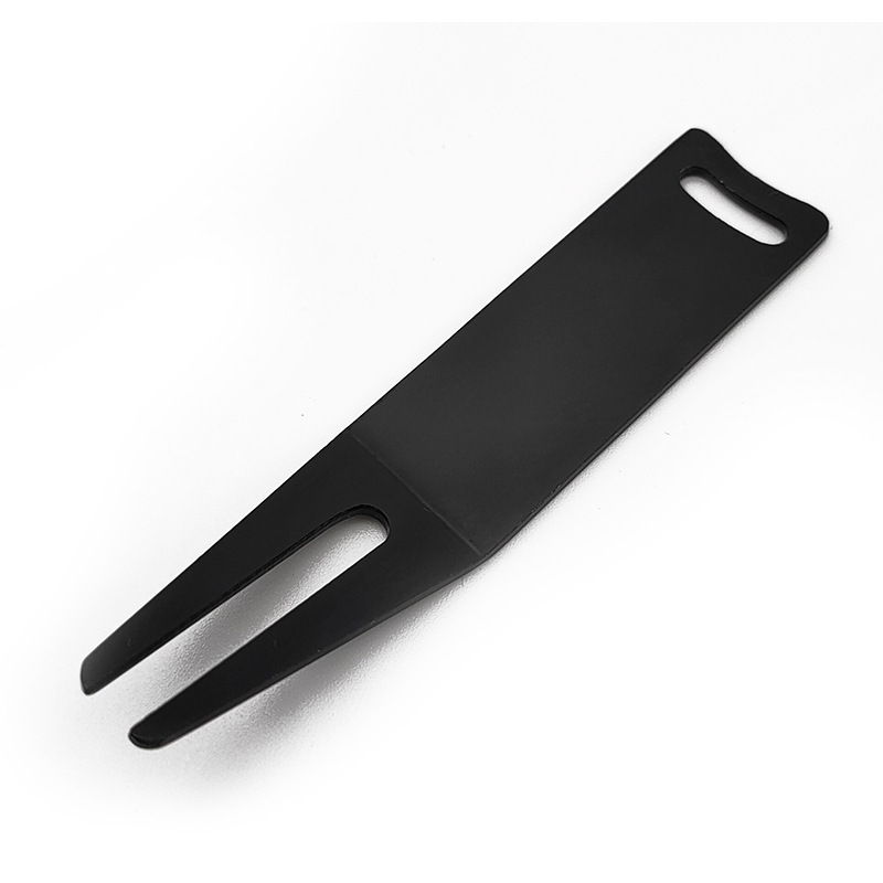 Metal Golf Fork Putting Green Fork (05*17*7.6CM) Black