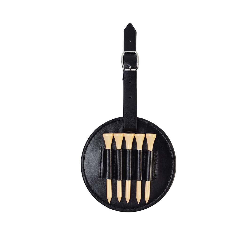 Golf Tee Storage Case (0.1*9.5*19.5CM) Black