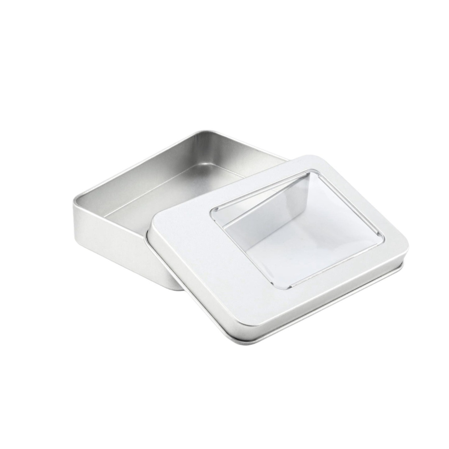 Golf Stamp Silver Frosted Iron Box (10.7*7.2*2.2CM) style 2