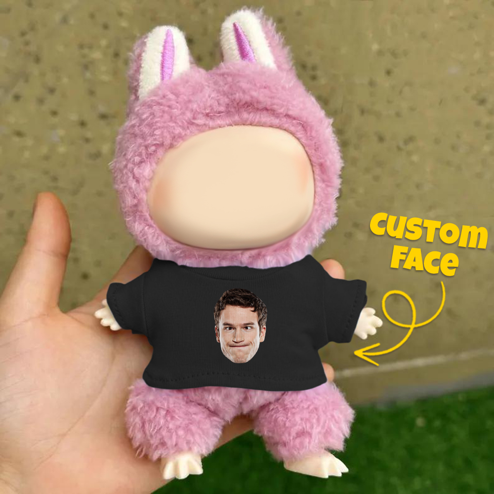 Personalized Hoodie For Labu Custom Photo 17cm Labu Doll Hoodies Fits Gen 1/2/3 (Doll Not Included)