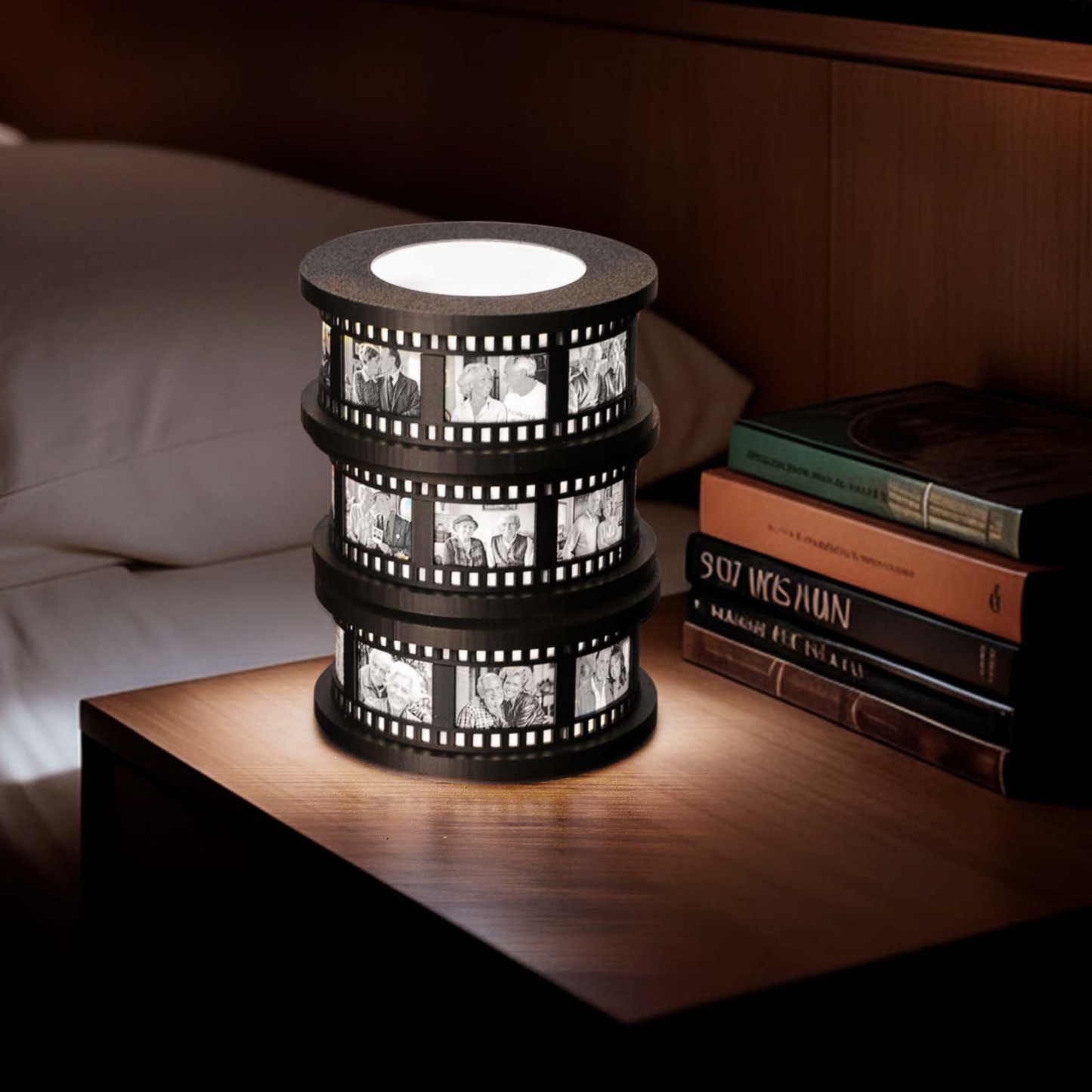 Custom Photo Movie Strip Light Vintage Film Reel Lamp
