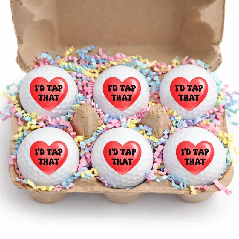 Easter Golf Ball Gift Set-6 Pack Golf Balls in Egg Carton | Funny Easter Golf Gift I Golfer Easter Basket Stuffer | Unique Golf Gift for Men Women - MyPhotoSocks