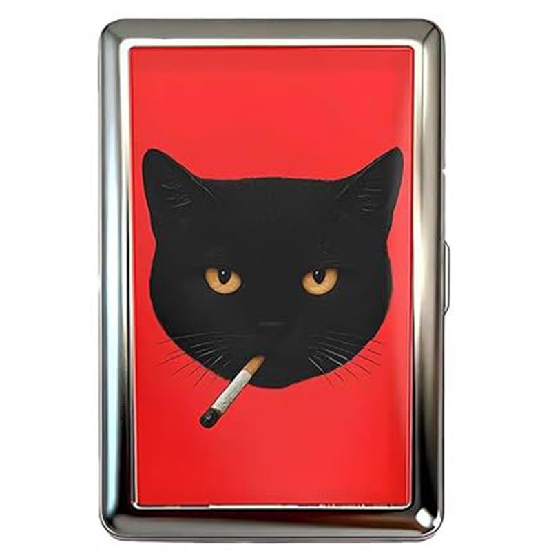 Bad Habit Slim Stainless Steel Cardholder Wallet | Durable Metal Case
