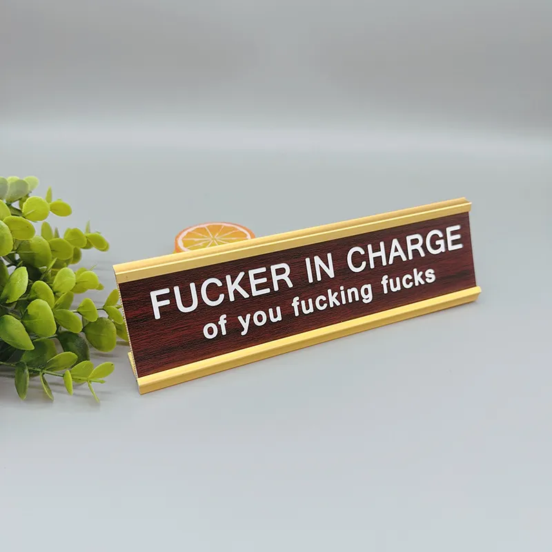Funny Office Decor Sign, Funny Office Desk Accessory, Desk Signs for Work