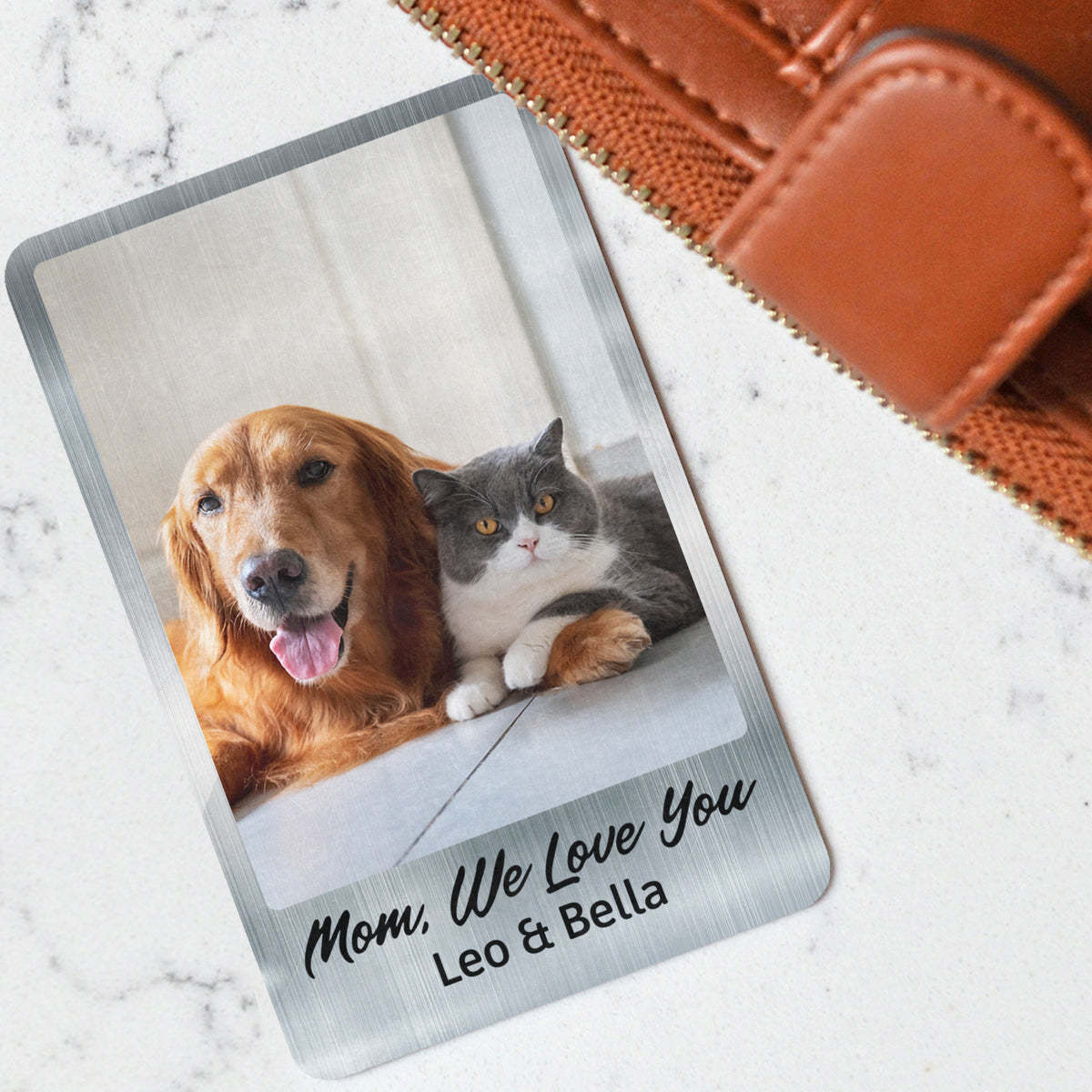 Personalized Wallet Card Gift For Dad Mom Family Siblings Friends Couples