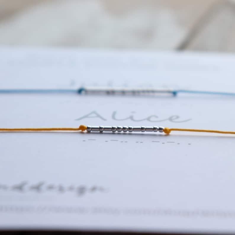 Couple NAME Morse Code bracelet, Couple jewelry, Long Distance relationship bracelet, Boyfriend Girlfriend Husband Wife gift custom bracelet