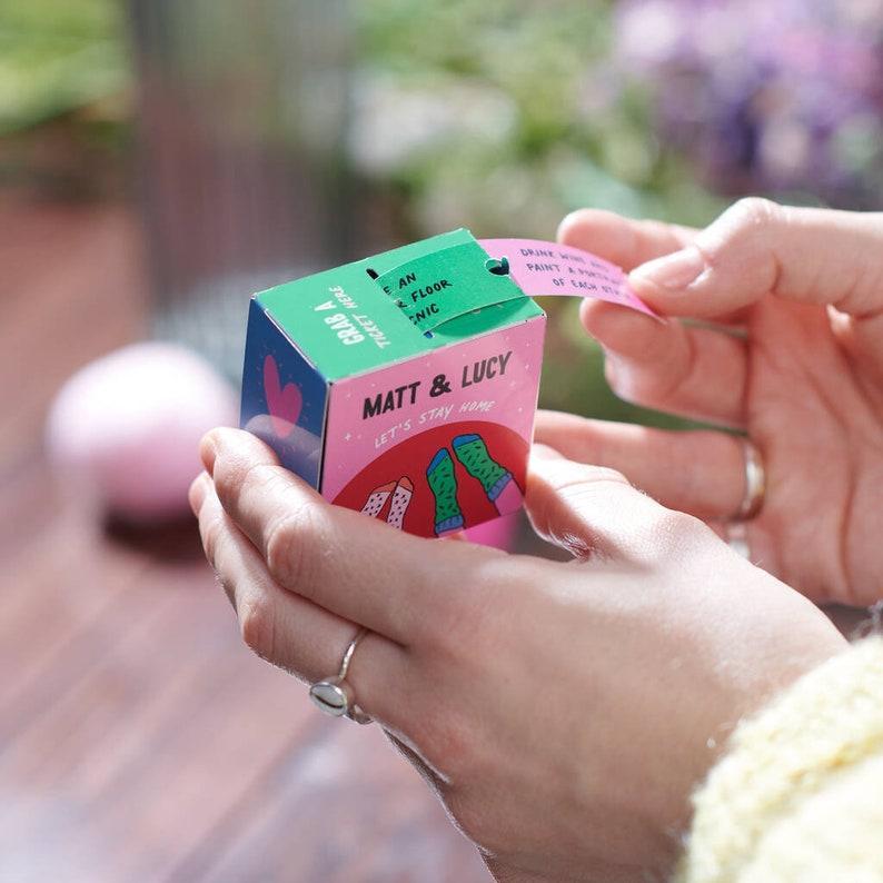 Personalised Couples Home Date Night Dispenser