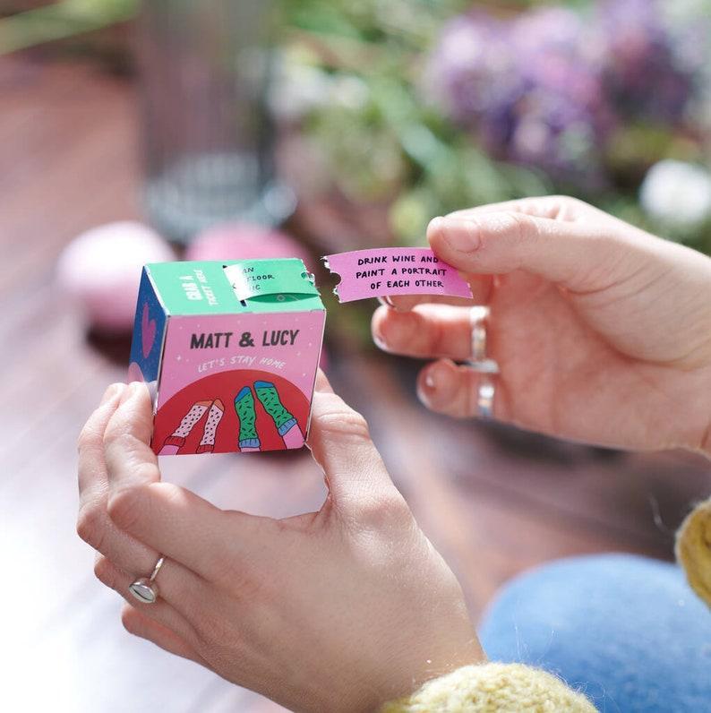 Personalised Couples Home Date Night Dispenser