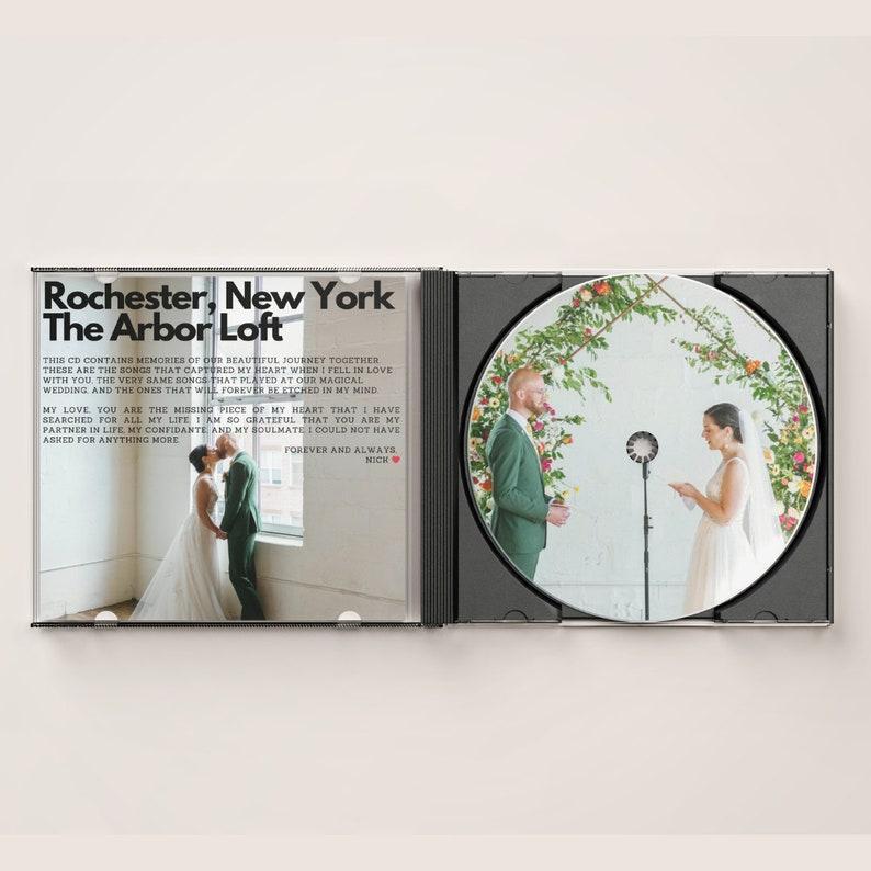 Custom CD & Jewel Case | PrintYourDisc Custom CD Mixtape | Personalized Custom CD Album, Valentines, Anniversary Wedding Gift