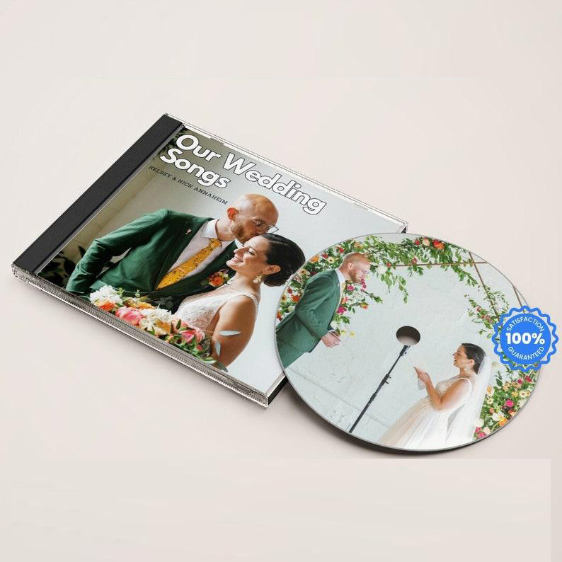 Custom CD & Jewel Case | PrintYourDisc Custom CD Mixtape | Personalized Custom CD Album, Valentines, Anniversary Wedding Gift