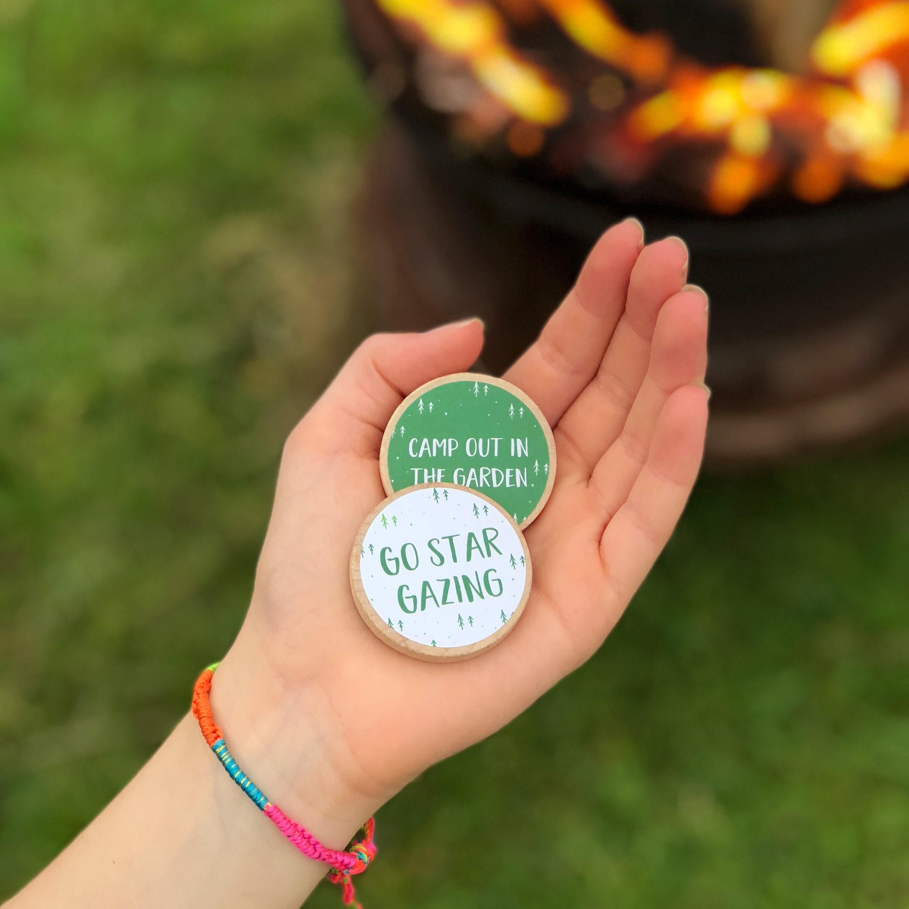 Daddy's Adventure Idea Tokens - Personalised Daddy And Me Adventure Ideas Bag, Father's Day Gift For Dad From Younger Children