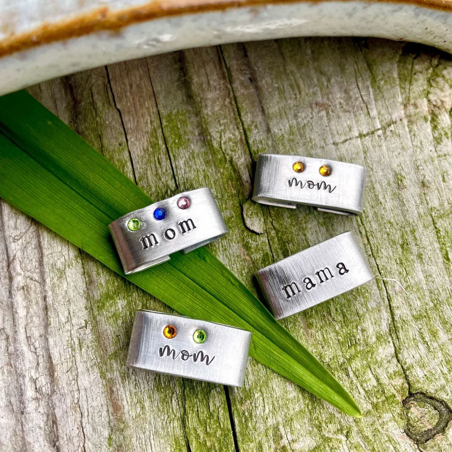 Personalized Watch Band Charm, Mother's Day Gift, Birthstone Watch Bracelet with Birthstones, Custom Charm for Watch, Gift For Grandma