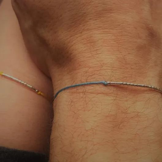 Couple NAME Morse Code bracelet, Couple jewelry, Long Distance relationship bracelet, Boyfriend Girlfriend Husband Wife gift custom bracelet