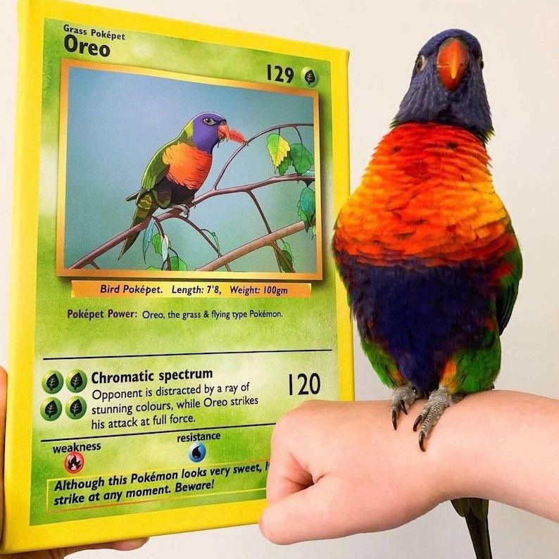 custom pet portrait, custom dog portrait, custom pokemon cards, personalized YOUR OWN METAL pokémon cards, pokemon gifts, pokemon stuff