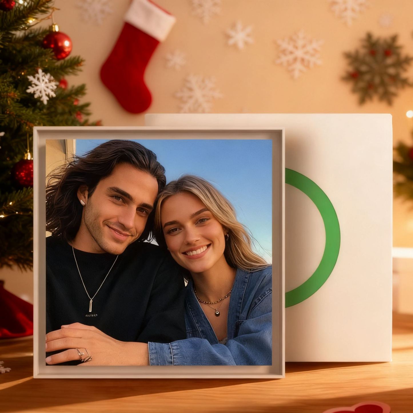 Custom Music & Photo Fridge Magnet Can Customize 1-6 Vinyl and Songs