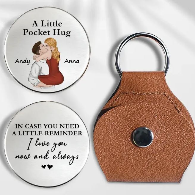 Love You Now And Always - Personalized Custom Pocket Hug
