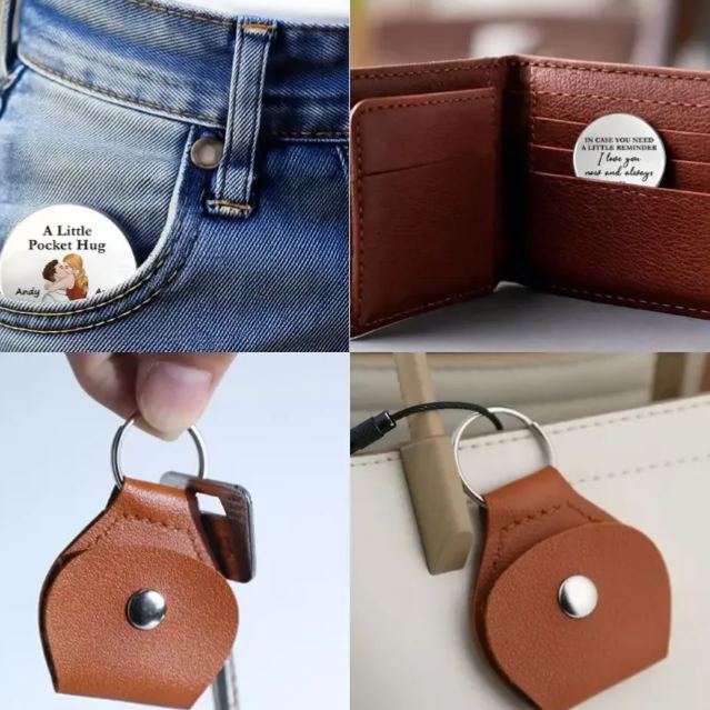 Love You Now And Always - Personalized Custom Pocket Hug