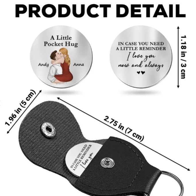 Love You Now And Always - Personalized Custom Pocket Hug