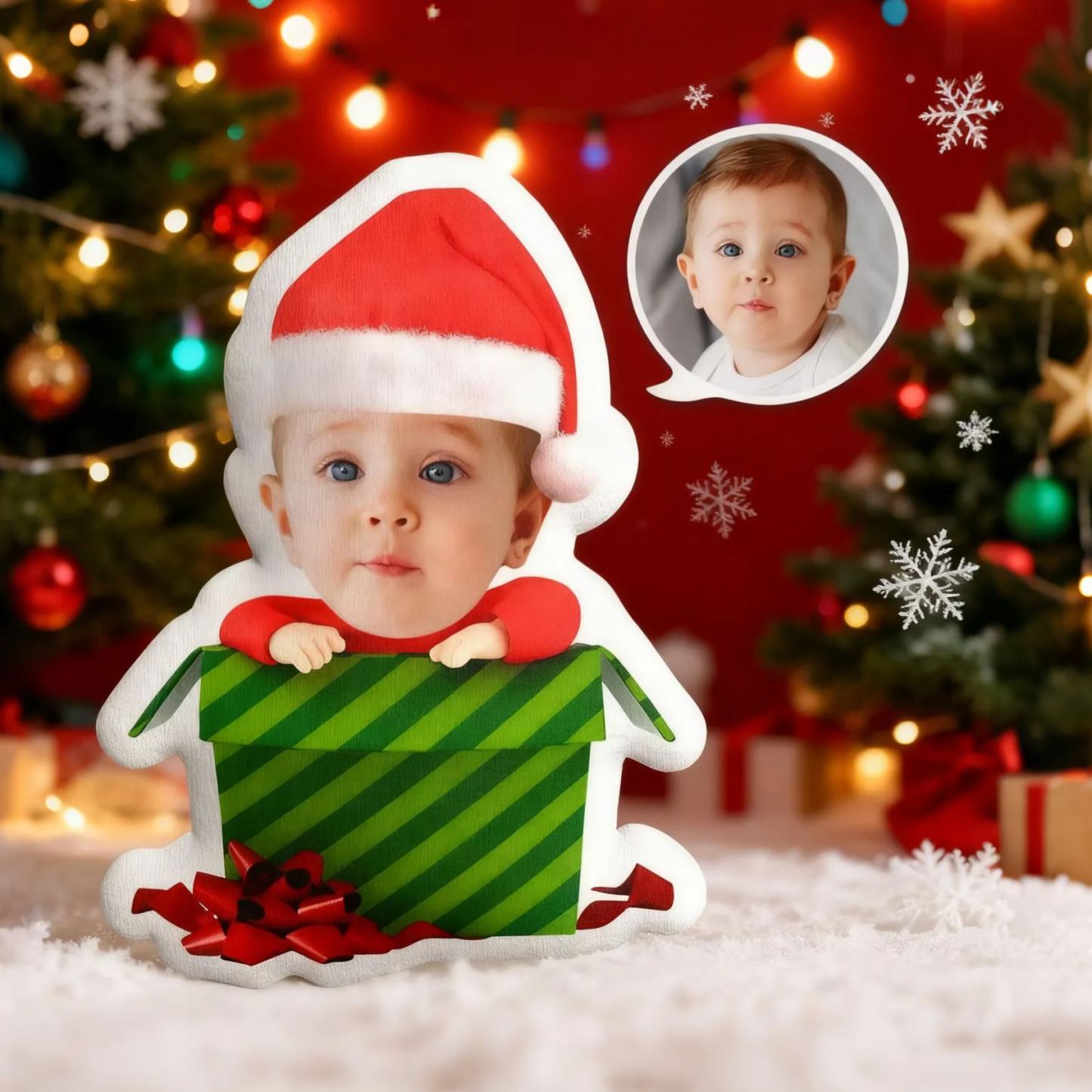 Custom Face Pillow Personalized Photo Pillow Squatting Spiderman MiniMe Pillow Gifts Box for Him