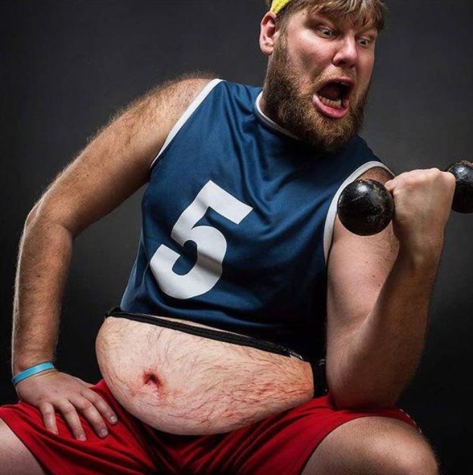 Funny Beer Belly Fanny Pack – Novelty Waist Bag with Realistic Belly Design, Gag Gift for Men & Women