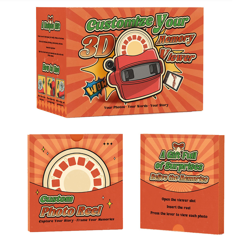 3D Viewfinder Film Gift Box For Viewfinder and Reel - MyPhotoSocks