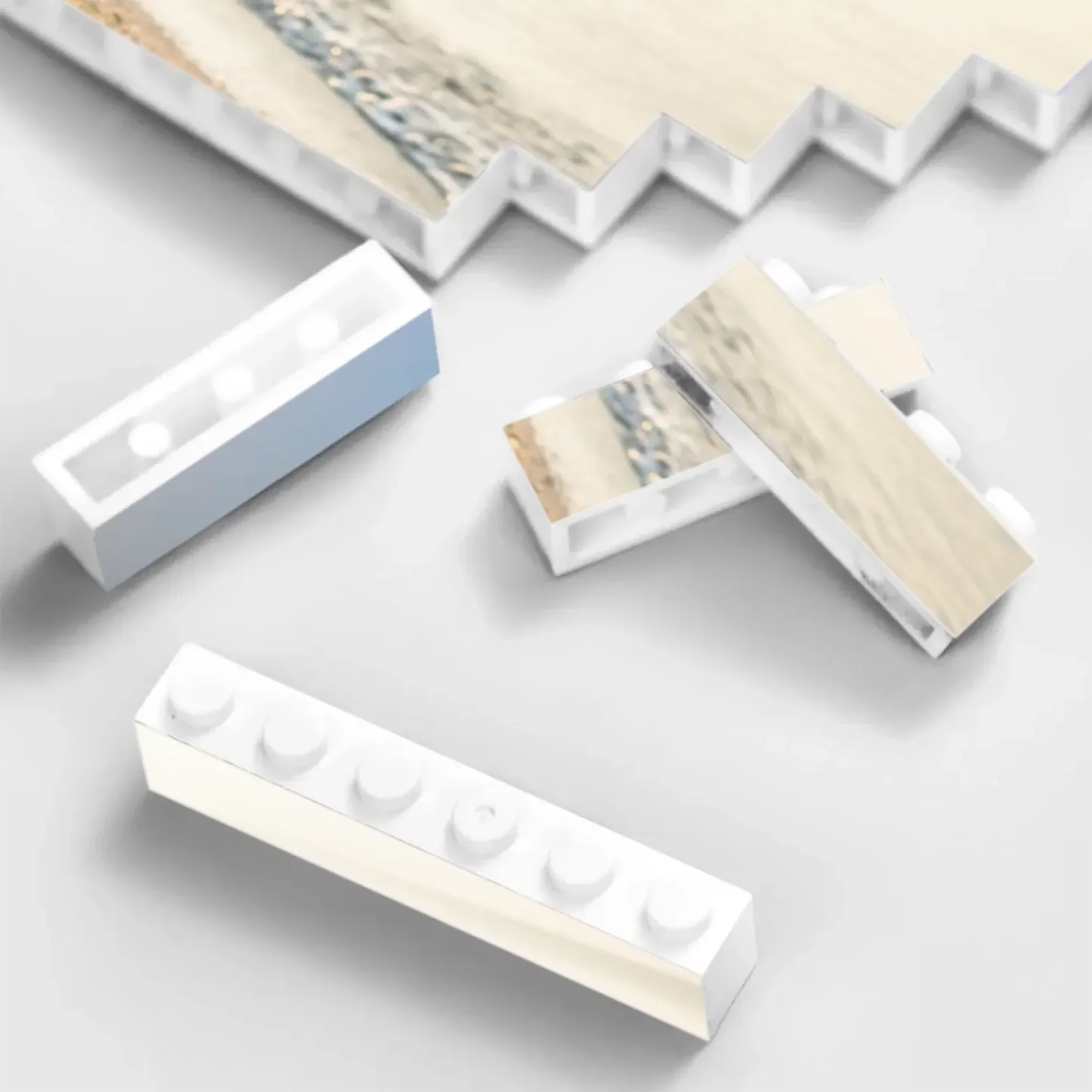 Custom Photo Vertical Rectangle Shaped Building Brick Blocks - Personalized Anniversary Wedding Gifts For Husband And Wife, Him And Her - Together Forever