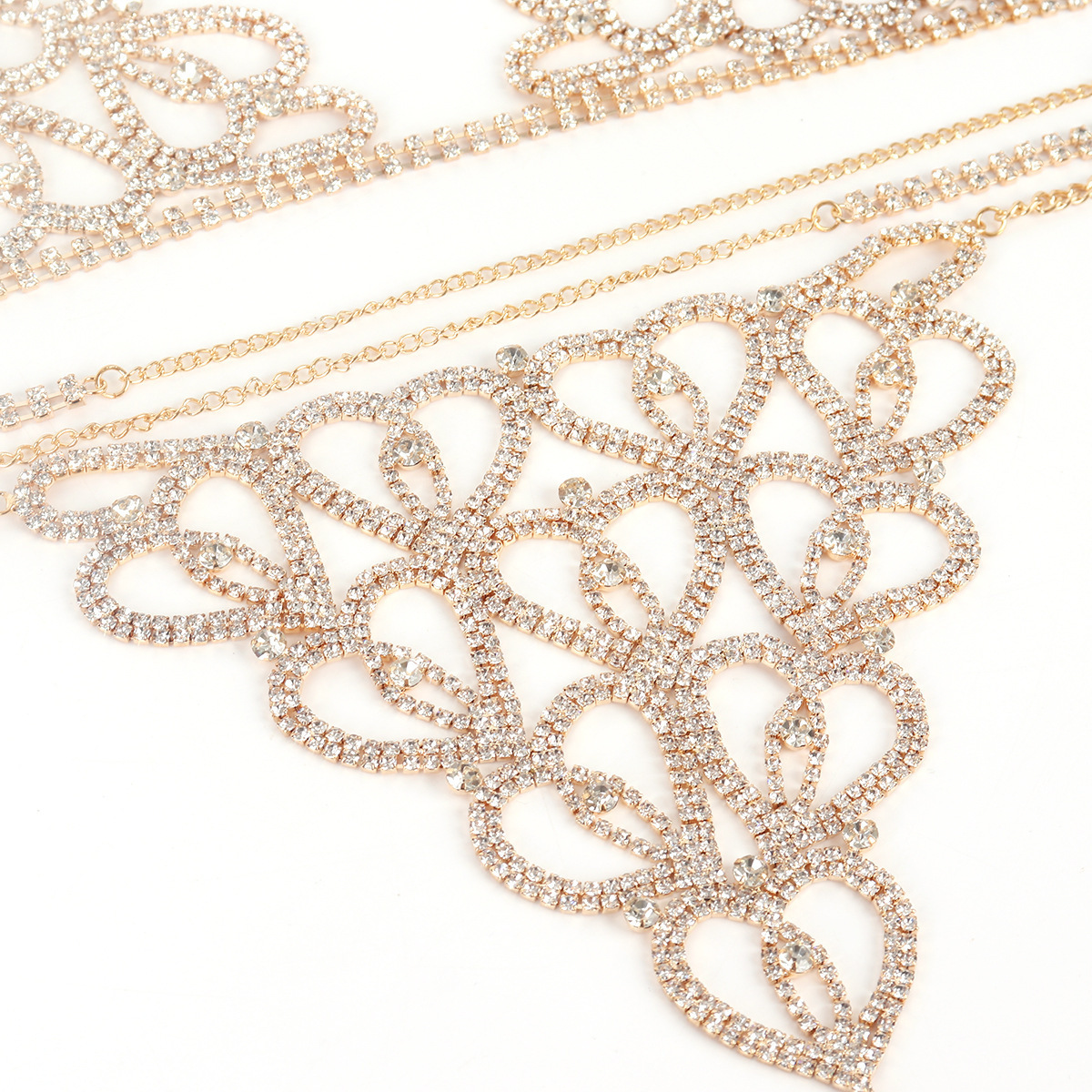 Sexy Rhinestone Lingerie Set, Luxury Bikini Body Chain, Valentine’s Jewelry Gift for Her