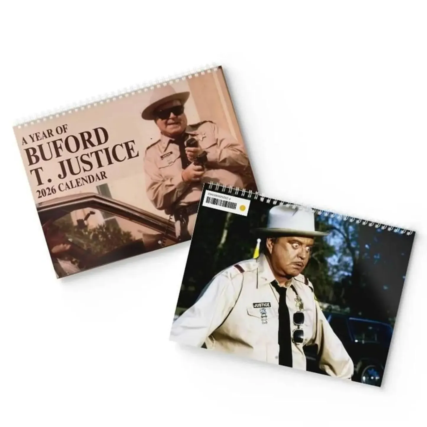 Best Lines of Sheriff Buford 2026 Wall Calendar, Smokey and The Bandit Inspired Planner, Funny Retro Quote Calendar, Christmas Holiday Gift