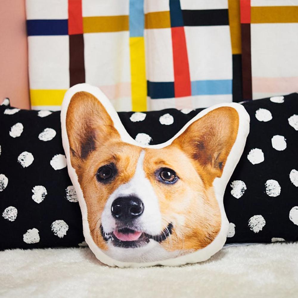 Custom Photo Pet Face PersonalizedPillow 3D Portrait Pillow Christmas Gifts