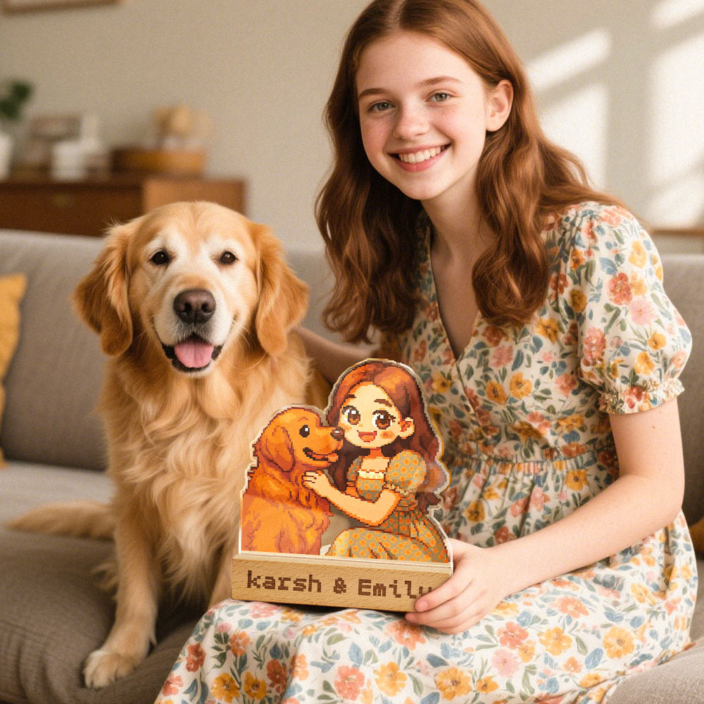 Custom Art Father & Son Led Light Couple Light Personalized LED Display Romantic Gift for Dad Boyfriend or Girlfriend