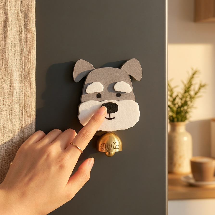 Custom Pet Photo 3D Fridge Magnet for Pet Lover