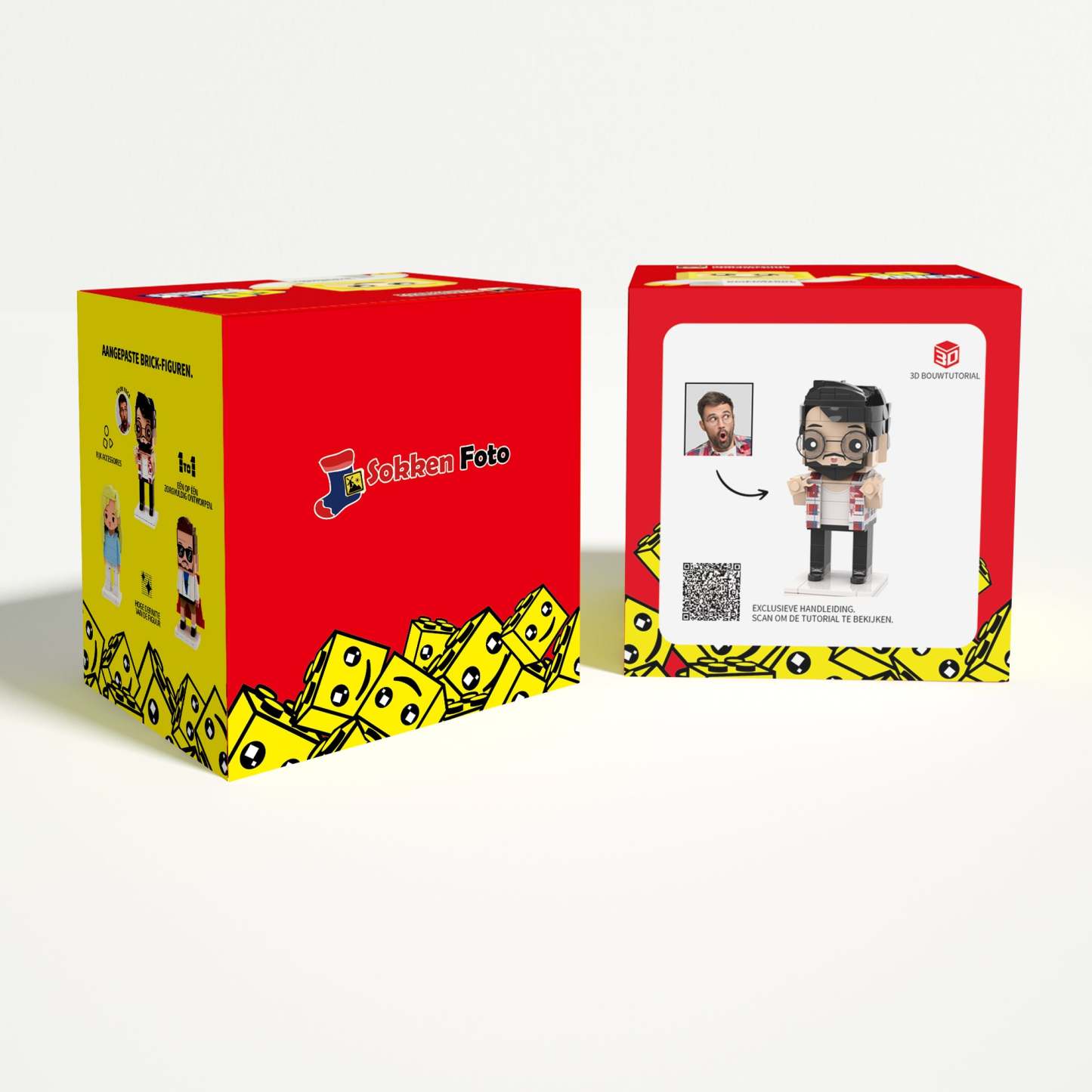 DOOS voor Bakstenen figuren - MyPhotoSocks