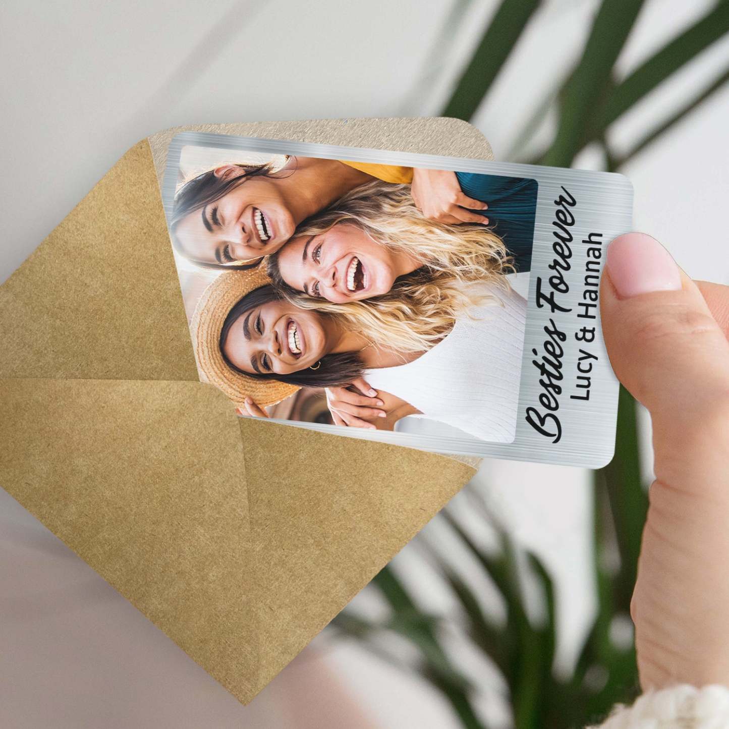Personalized Wallet Card Gift For Dad Mom Family Siblings Friends Couples