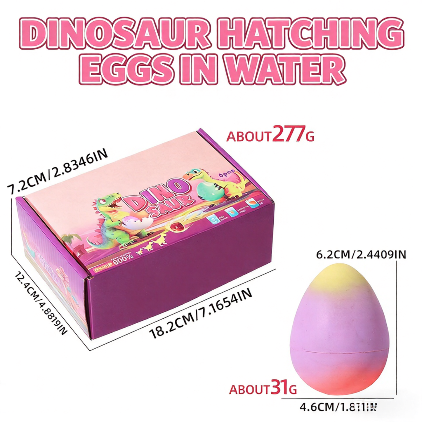 Unicorn Hatching Rainbow Eggs for Kids Hatchimals- 6 Pack Unicorn Toys for Boys & Girls, Birthday Easter Basket Stuffers Gift Ideas for Kids - GetPhotoSocksUk