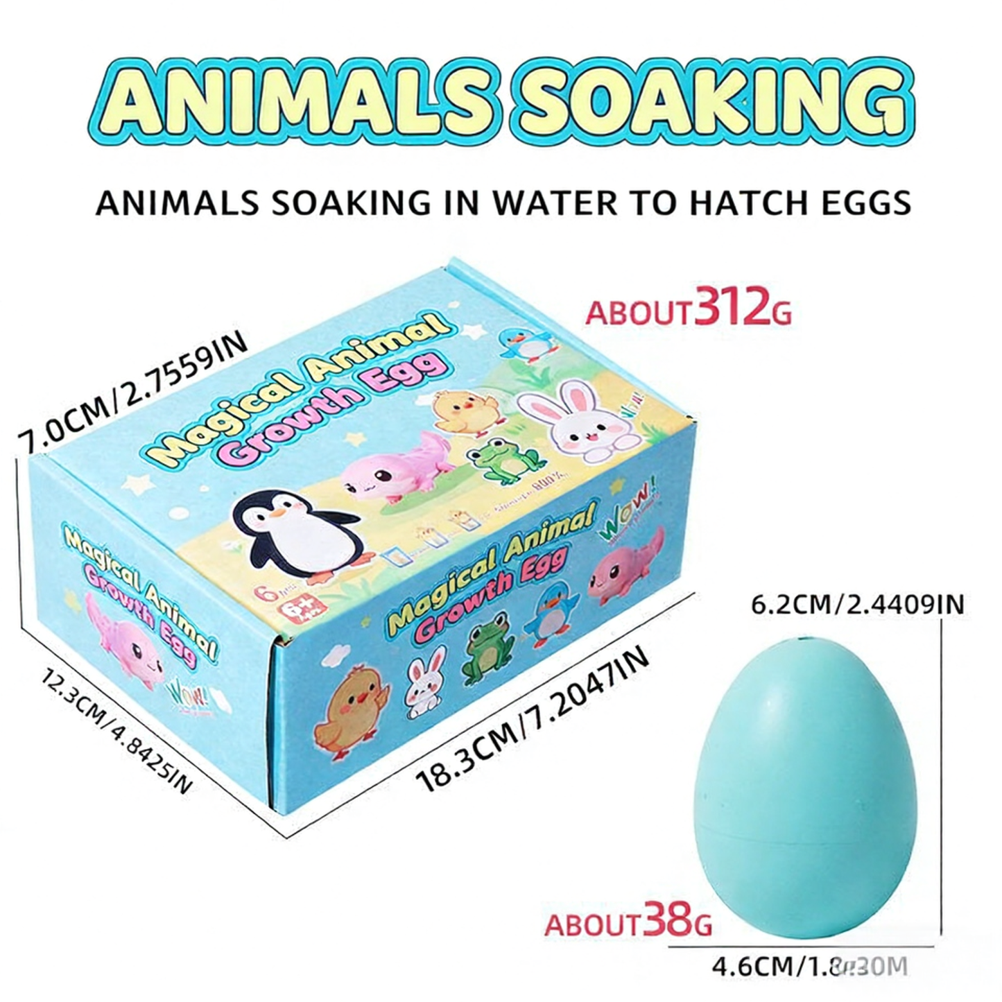 Unicorn Hatching Rainbow Eggs for Kids Hatchimals- 6 Pack Unicorn Toys for Boys & Girls, Birthday Easter Basket Stuffers Gift Ideas for Kids - GetPhotoSocksUk