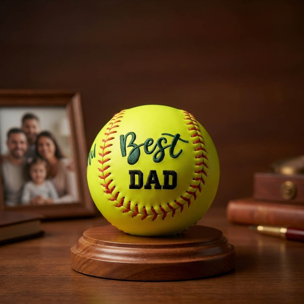 Personalized Embroidered Baseball & Softball, Father's Day Gift - GetPhotoSocksUk