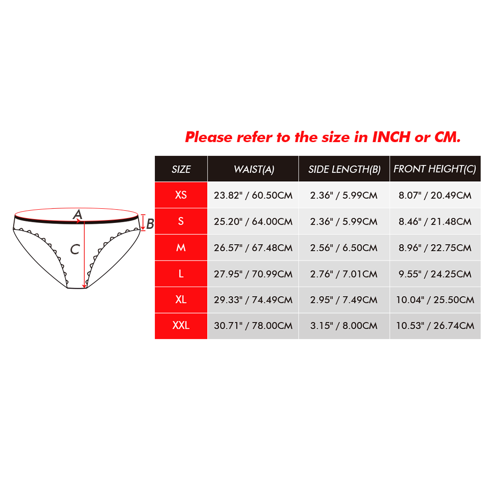 Custom Face Santa is Here Women's Panties Personalized Christmas Gift -