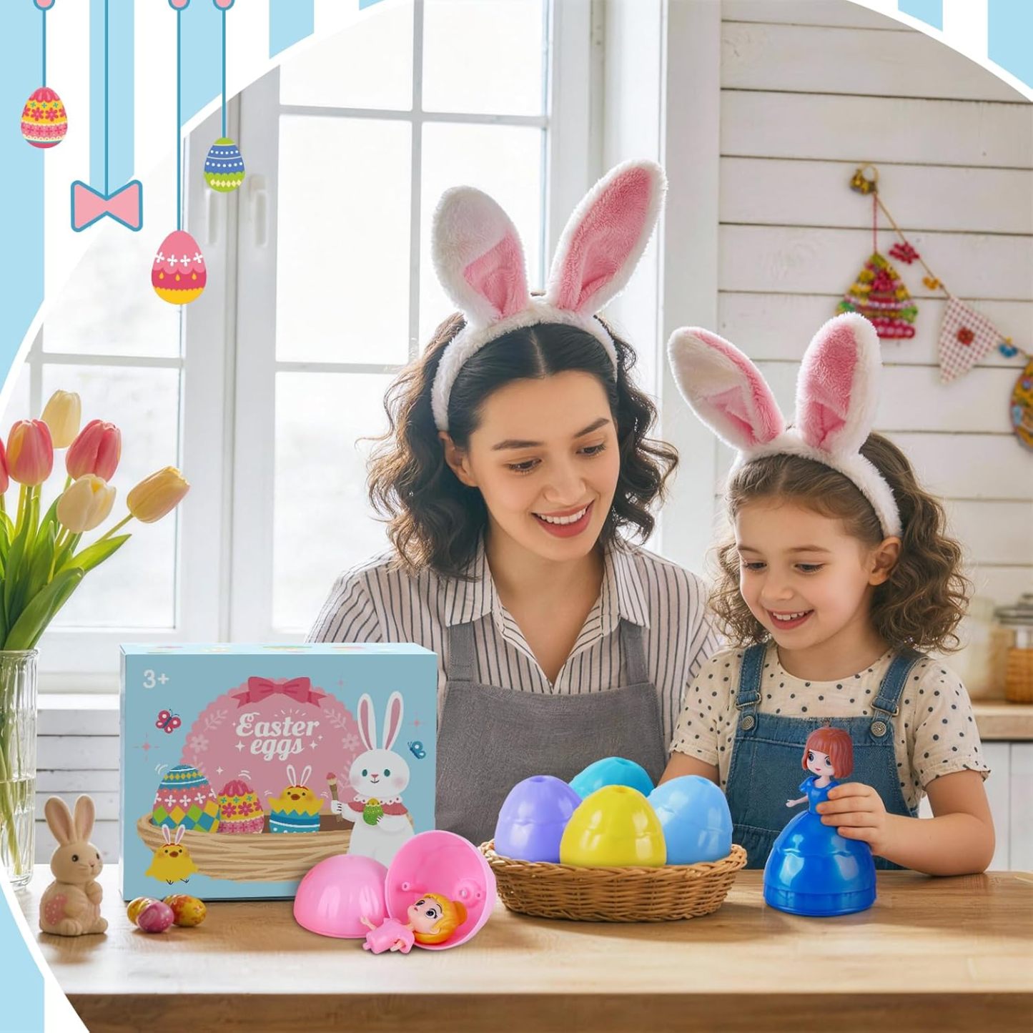 Easter Gifts for Kids,  Easter Egg,Perfect for 3+ Year Old Boys and Girls, Ideal for Easter Basket Stuffers - GetPhotoSocksUk