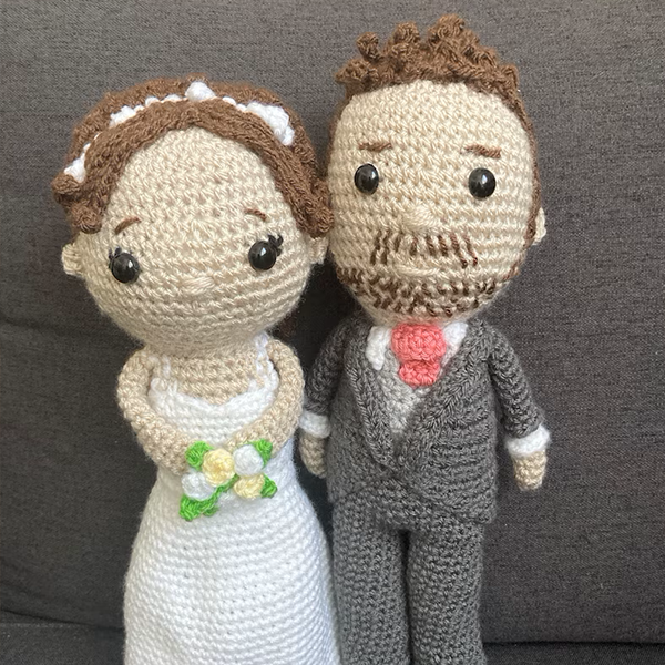 Custom Crochet Doll Personalized 1 Person Full Body Custom Couple Gift -