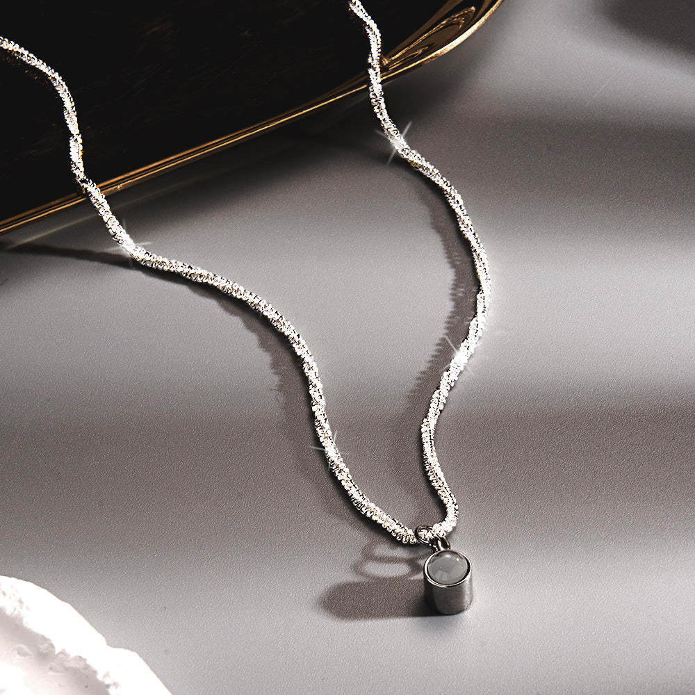 Custom Projection Necklace Fashion Cauliflower Chain Girl Gift - soufeelus