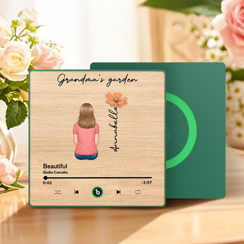 Mother's Day Custom Music Fridge MagnetMusic Wall Photo Sticker That Plays Music Without Cell Phone Multiple Styles