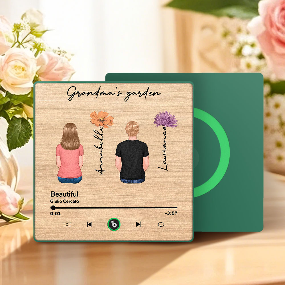 Mother's Day Custom Music Fridge MagnetMusic Wall Photo Sticker That Plays Music Without Cell Phone Multiple Styles