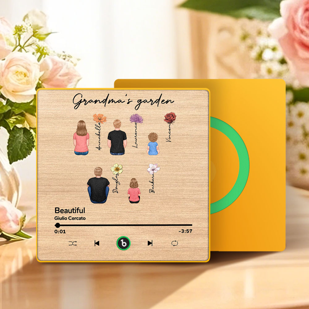 Mother's Day Custom Music Fridge MagnetMusic Wall Photo Sticker That Plays Music Without Cell Phone Multiple Styles