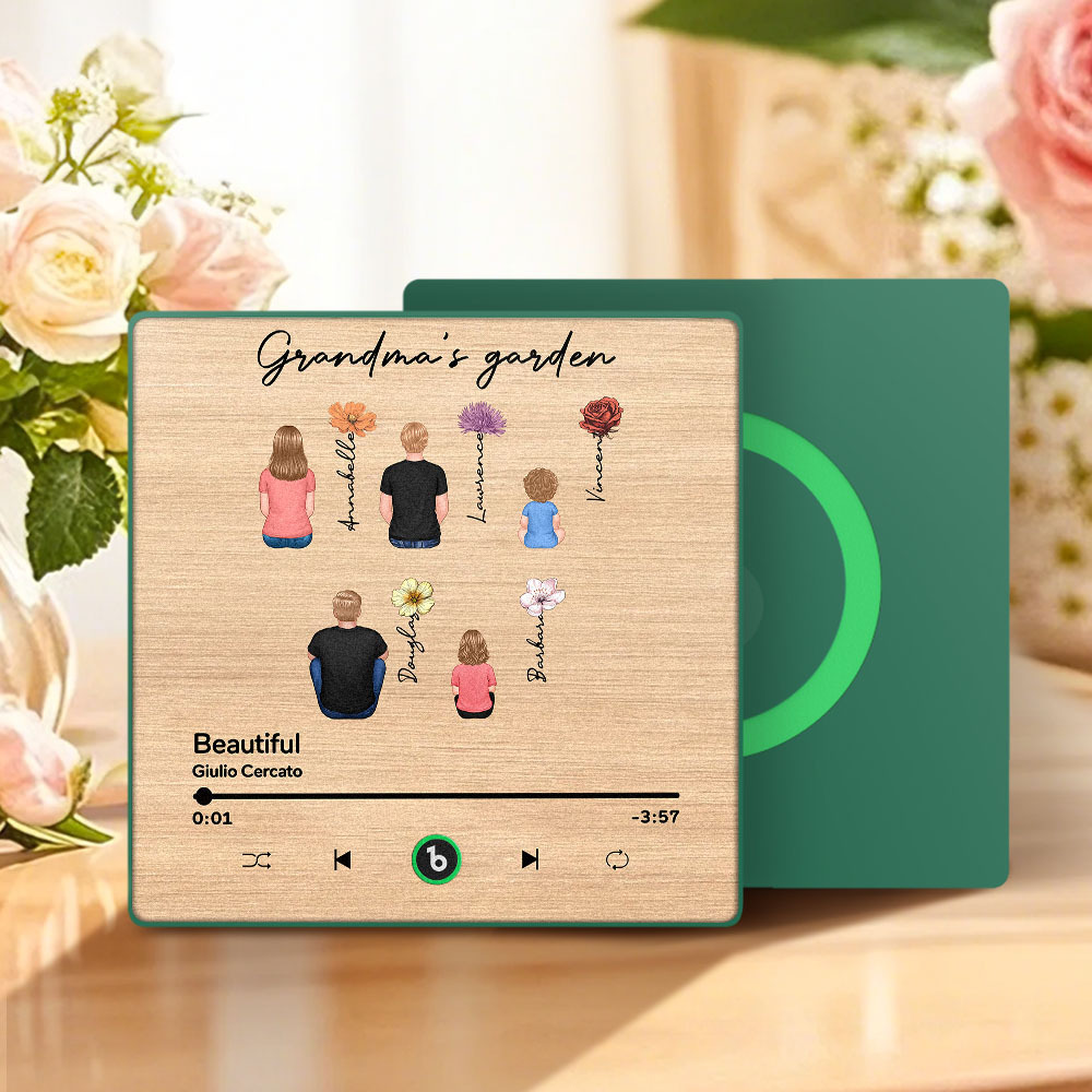 Mother's Day Custom Music Fridge MagnetMusic Wall Photo Sticker That Plays Music Without Cell Phone Multiple Styles