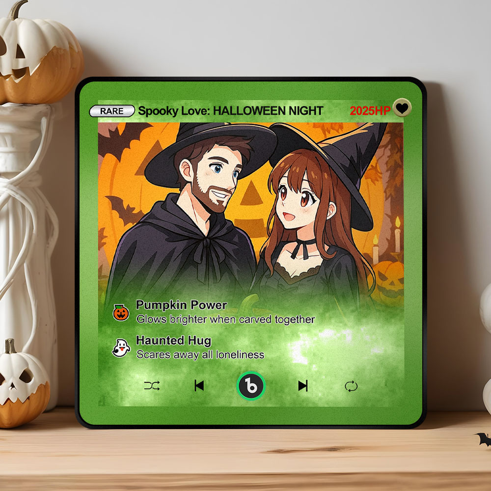 Halloween Gifts Custom Photo Fridge Magnet Music Can Be Played Without Cell Music Fridge Magnet - GetPhotoSocksUk